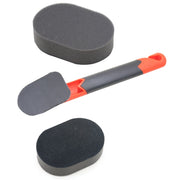 10PCS Sponge Long Handle Car Tire Varnishing Brush Tire Waxing Brush Sponge