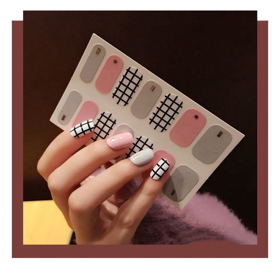 10 PCS 3D Hot Stamping Water-resistant Nail Art Sticker(Z/A101)