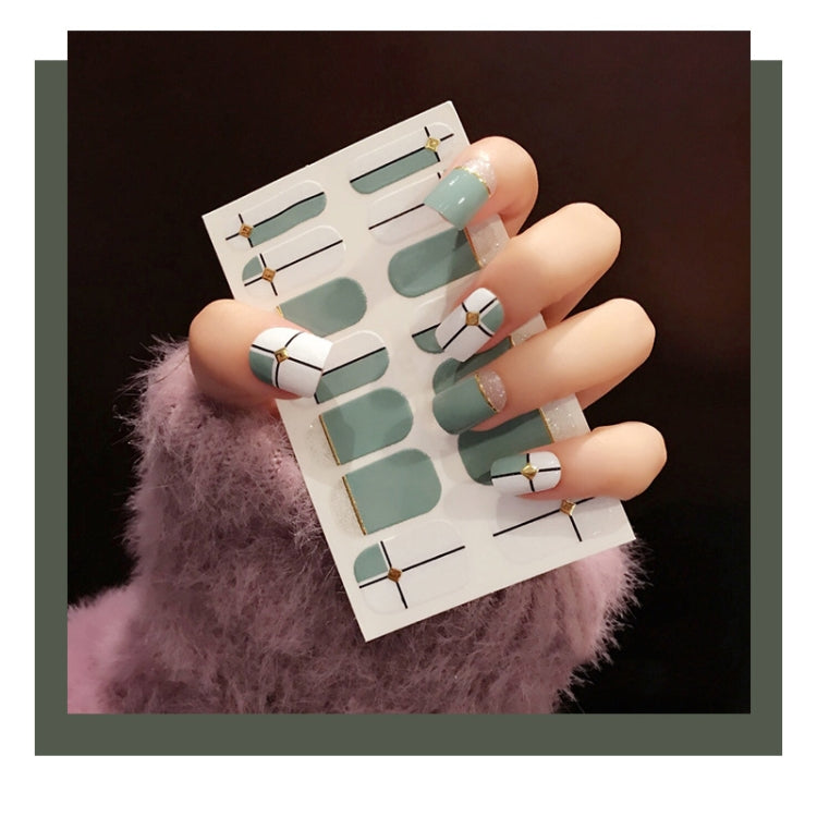 10 PCS 3D Hot Stamping Water-resistant Nail Art Sticker(Z/A102)