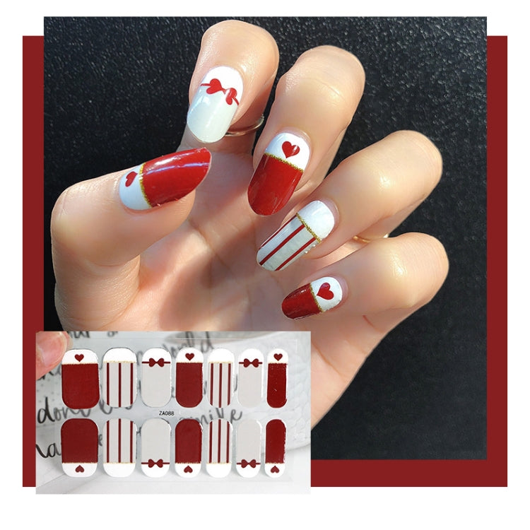 10 PCS 3D Hot Stamping Water-resistant Nail Art Sticker(Z/A088)