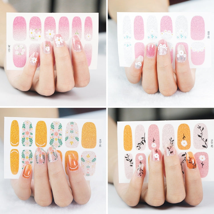 10 PCS 3D Hot Stamping Water-resistant Nail Art Sticker(Z/A088)