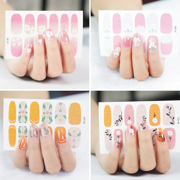 10 PCS 3D Hot Stamping Water-resistant Nail Art Sticker(Z/A088)