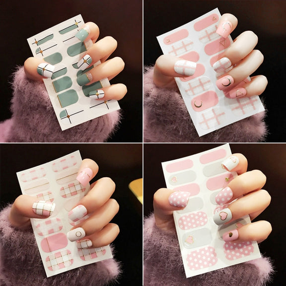 10 PCS 3D Hot Stamping Water-resistant Nail Art Sticker(Z/A088)