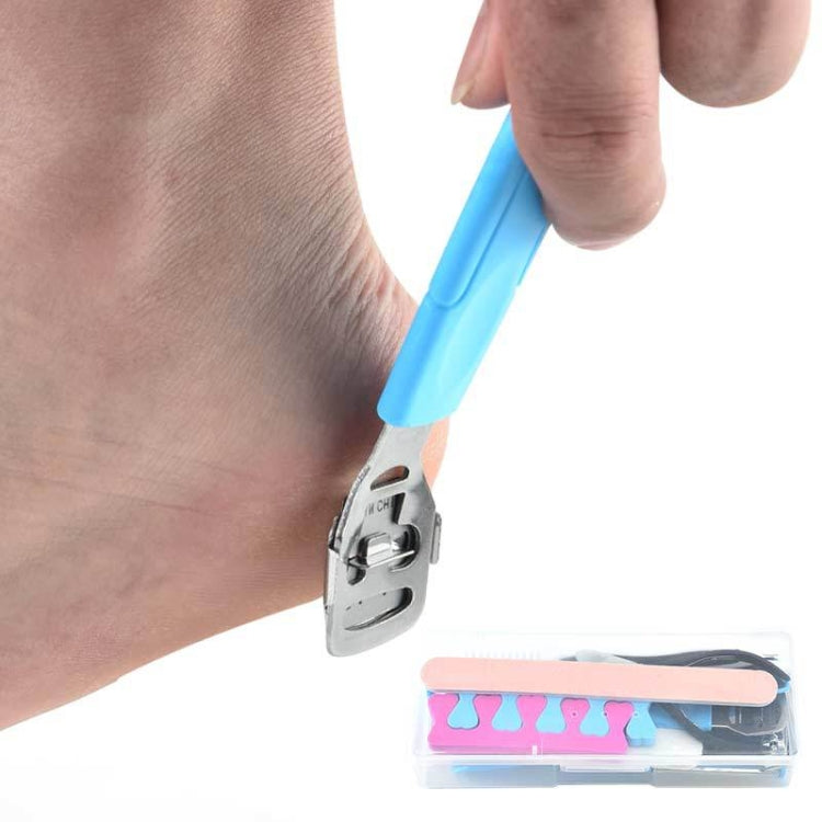 HT16-2 16 In 1 Foot File And Grinder Peeling Pedicure Set(Blue)