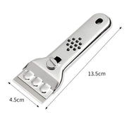 2 Sets Multifunctional Cleaning Spatula Kitchen Tile Decontamination Scraper With 5 Blade Films