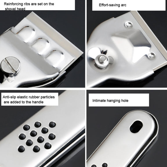 2 Sets Multifunctional Cleaning Spatula Kitchen Tile Decontamination Scraper With 5 Blade Films