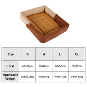 YD-XD03 Summer Pet Breathable Cooler Mat Pet Bed, Size: 77x62cm(Gray Blue)