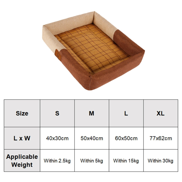 YD-XD03 Summer Pet Breathable Cooler Mat Pet Bed, Size: 77x62cm(Gray Blue)