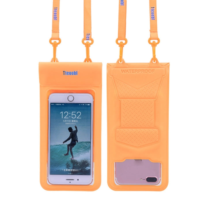 Tteoobl  30m Underwater Mobile Phone Water-resistant Bag, Size: Large(Yellow)