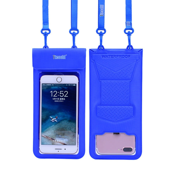 Tteoobl  30m Underwater Mobile Phone Water-resistant Bag, Size: Small(Blue)