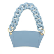 Phone Case Plastic Bracelet DIY Bag Carry Strap Cup Sleeve(Gray Blue)