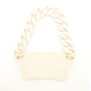 Phone Case Plastic Bracelet DIY Bag Carry Strap Cup Sleeve(Beige)