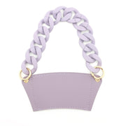 Phone Case Plastic Bracelet DIY Bag Carry Strap Cup Sleeve(Light Purple)