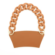 Phone Case Plastic Bracelet DIY Bag Carry Strap Cup Sleeve(Brown)