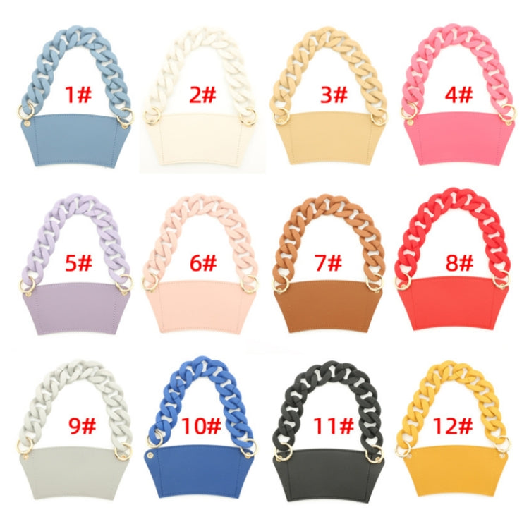Phone Case Plastic Bracelet DIY Bag Carry Strap Cup Sleeve(Black)