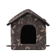 Outdoor Water-resistant Oxford Cloth Pet Nest Pet Tent, Size: S(Leaves)