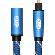 EMK Male To Female SPDIF Paired Digital Optical Audio Extension Cable, Cable Length: 1m (Blue) - Audio Optical Cables by EMK | Online Shopping South Africa | PMC TechLife | Buy Now Pay Later Mobicred
