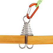 Outdoor Barracks Octopus Buckle Camping Deck Nail Stainless Steel Fixed Tent Rope Buckle