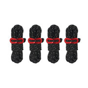 4 PCS / Set CLS Outdoor Camp Reflective Wind-Proof Camping Support Rod(Black)