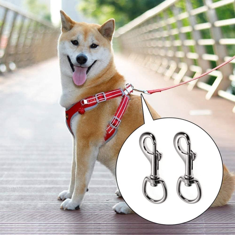 Stainless Steel Swivel Single Hook Pet Leash Hook, Specification: 70mm