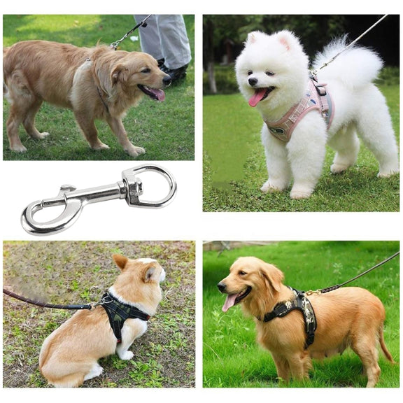 Stainless Steel Swivel Single Hook Pet Leash Hook, Specification: 70mm