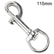 Stainless Steel Swivel Single Hook Pet Leash Hook, Specification: 115mm - Hooks by PMC TechLife | Online Shopping South Africa | PMC TechLife | Buy Now Pay Later Mobicred
