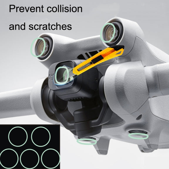 MN3-BHM-SF For DJI Mini 3 Pro Sensor + Lens Protector Anti -Scratch And Anti -Bump Accessories(Black)
