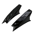 1 Pair Motorcycle Helmet  Horns Plastic Paste Decoration(Shiny Black) - Ornamental Parts by PMC TechLife | Online Shopping South Africa | PMC TechLife | Buy Now Pay Later Mobicred