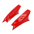 1 Pair Motorcycle Helmet  Horns Plastic Paste Decoration(Red) - Ornamental Parts by PMC TechLife | Online Shopping South Africa | PMC TechLife | Buy Now Pay Later Mobicred