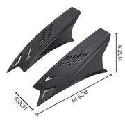1 Pair Motorcycle Helmet  Horns Plastic Paste Decoration(White)