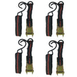 4PCS 15 Inch Tensioner Ratchet Strap Car Ratchet Thread Tensioner(Black) - Towing Bars by PMC TechLife | Online Shopping South Africa | PMC TechLife | Buy Now Pay Later Mobicred