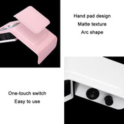 40W Nail Art Vacuum Cleaner Dust Collector, Specification: US Plug (White)