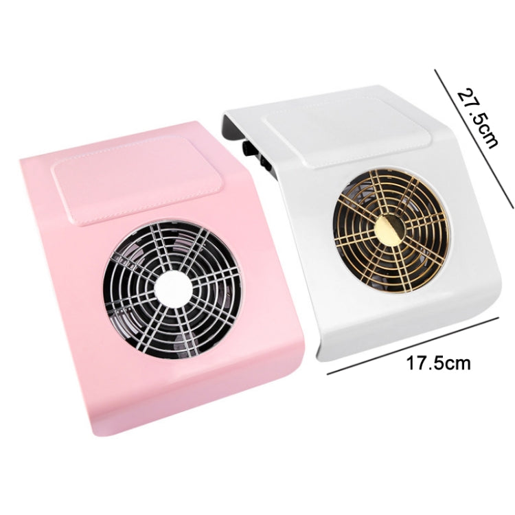 40W Nail Art Vacuum Cleaner Dust Collector, Specification: US Plug (Pink)