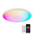 RGBCW Smart Graffiti App Voice Ceiling Light, Voltage: EU Standard 220V-240V(White Frame) - Smart Light Bulbs by PMC TechLife | Online Shopping South Africa | PMC TechLife | Buy Now Pay Later Mobicred