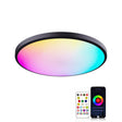 RGBCW Smart Graffiti App Voice Ceiling Light, Voltage: US Standard 110V-130V(Black Frame) - Smart Light Bulbs by PMC TechLife | Online Shopping South Africa | PMC TechLife | Buy Now Pay Later Mobicred
