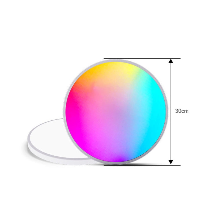 RGBCW Smart Graffiti App Voice Ceiling Light, Voltage: US Standard 110V-130V(White Frame)