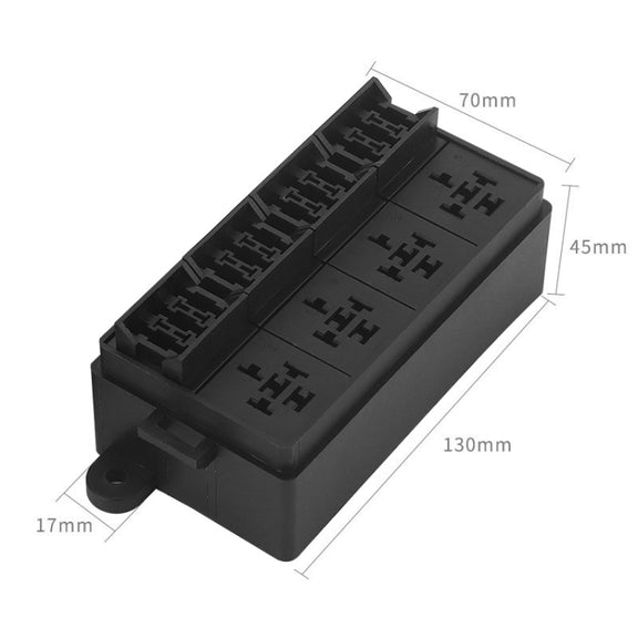 TF008-10 24V 5Pin Relay Car RV Radiography Sound Modified Electromagnetic Insurance Box