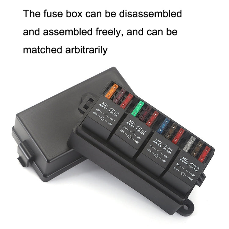 TF008-10 24V 5Pin Relay Car RV Radiography Sound Modified Electromagnetic Insurance Box