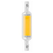 78MM 10W R7S LED COB Dimmer Glass Lamp Double-end Horizontal Plug-in Light(220v Natural White Light)