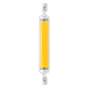 118mm 20W R7S LED COB Dimmer Glass Lamp Double-end Horizontal Plug-in Light(220v Natural White Light)