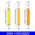 118mm 20W R7S LED COB Dimmer Glass Lamp Double-end Horizontal Plug-in Light(110V Natural White Light) - LED Blubs & Tubes by PMc TechLife | Online Shopping South Africa | PMc TechLife | Buy Now Pay Later Mobicred