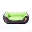 Cartoon Pet Kennel Square Cushion For Small And Medium Pet, Specification: L(Green) - Beds by PMC TechLife | Online Shopping South Africa | PMC TechLife | Buy Now Pay Later Mobicred