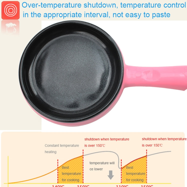 350W Electric Egg Omelette Cooker Frying Pan Steamer Cooker,EU Plug,Style: Single Layer Set Yellow