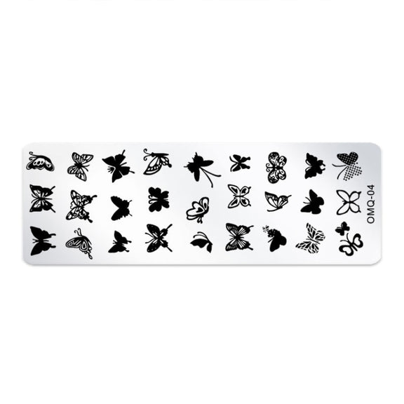 5 PCS Nail Art Print Template Nail Art Tools(OMQ-04)