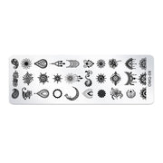 5 PCS Nail Art Print Template Nail Art Tools(OMQ-09)