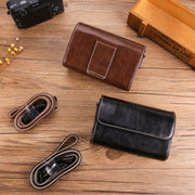 For Canon G7X3 / G5X2 / Sony ZV1RX1007 / RICOH GR3 Camera Leather Case(Black)