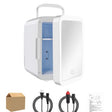 4L  45W Home Car Dual Purpose Refrigerator With Touch Light Makeup Mirror,CN Plug(White) - Refrigerators & Accessories by PMC TechLife | Online Shopping South Africa | PMC TechLife | Buy Now Pay Later Mobicred