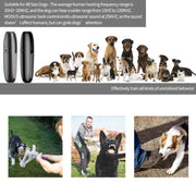 UB100 Ultrasonic Trainer Barking Device Handheld Portable Driving Artifact(Silver)