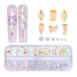 12 Grid Flat Bottom Shaped Nail Rhinestones Nail Decoration, Specification: 05 - free shipping - PMC Jewellery - Order now!
