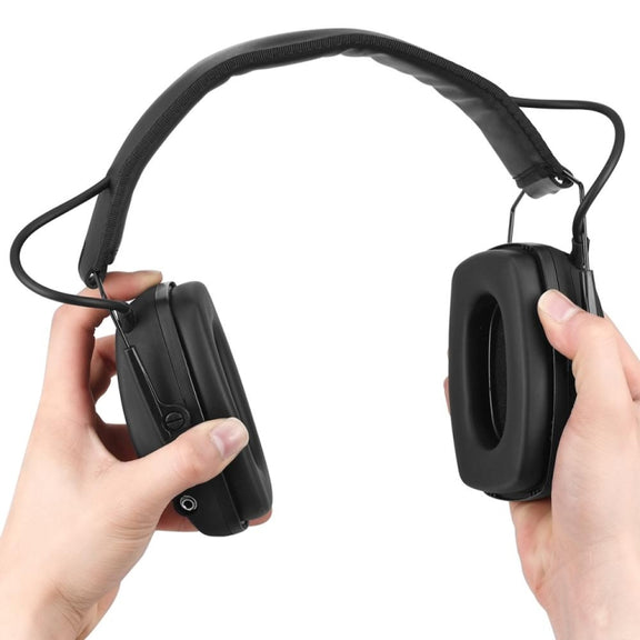 Noise-cancelling Headphones Noise-isolating Earmuffs For Outdoor Work(Black)